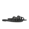 Gucci Women's Interlocking G Rubber Slide Sandal Black ‎780307 J8700 1000