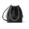 Louis Vuitton Noé Trunk PM Bucket Bag Black 27Cm M13484