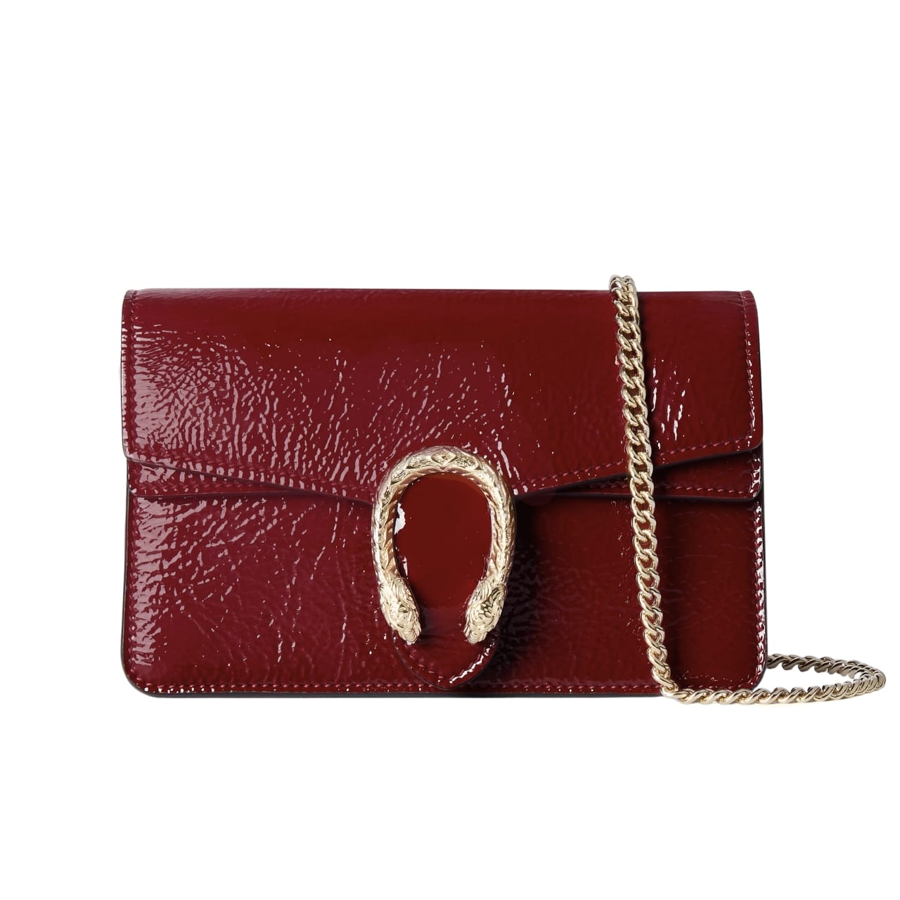 Gucci Dionysus Mini Patent Leather Chain Wallet Bag Red 18Cm 795368 0Aaa8 6207