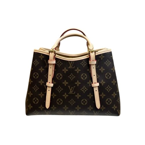 Louis Vuitton Babylone Tote PM Monogram Canvas Handle Bag Brown 30Cm