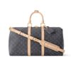 Louis Vuitton Keepall Bandoulière 45 Monogram Denim Duffle Bag Cloudy Gray 45Cm M13748