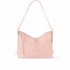 Louis Vuitton CarryAll PM Monogram Empreinte Shoulder Bag Rose Opale Pink 29Cm M47082