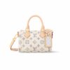 Louis Vuitton Speedy Bandoulière 20 Monogram Jacquard Handle Bag Multicolor Beige 20Cm M24709