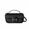 Gucci Horsebit 1955 Small Leather Top Handle Bag Black 22Cm ‎815206 Aaefh 1000