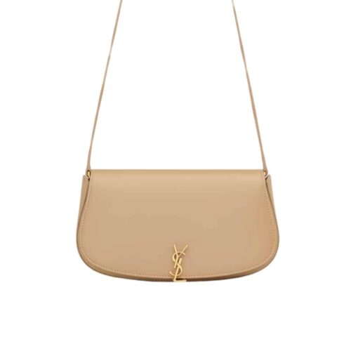 Saint Laurent Voltaire Mini Box Leather Shoulder Bag Dark Toffee 17Cm 7796420Sx0W2646