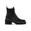 Louis Vuitton LV Beaubourg Ankle Leather Boots Black 1A8949