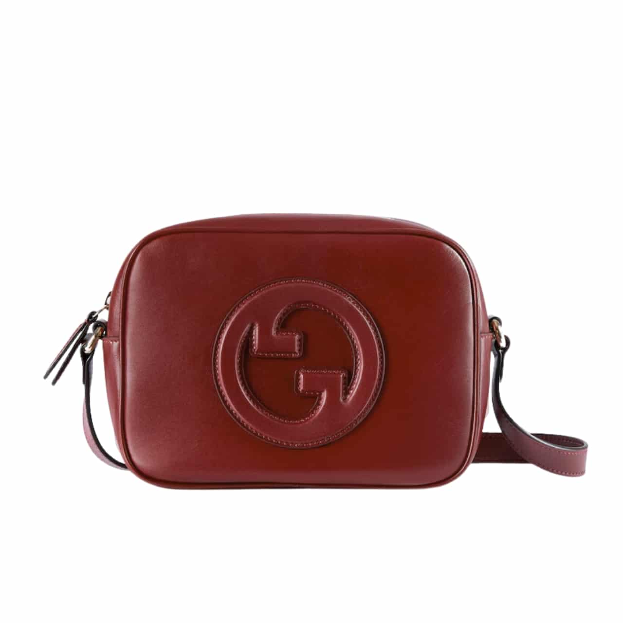 Gucci Blondie Mini Leather Shoulder Bag Rosso Ancora Red 20Cm 820429 Aaedb 6207