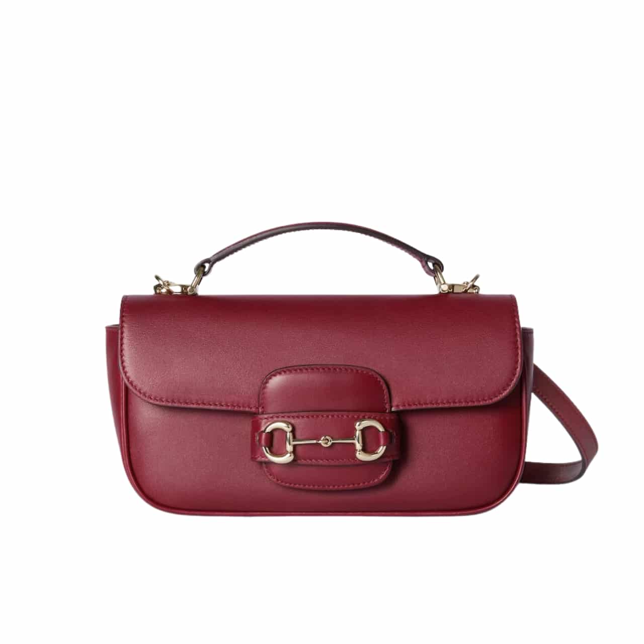 Gucci Horsebit 1955 Small Leather Top Handle Bag Rosso Ancora Red 22Cm 815206 Aaec2 6207