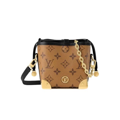 Louis Vuitton Néo Purse LV Charms Monogram Shoulder Bag Brown 15Cm M82885