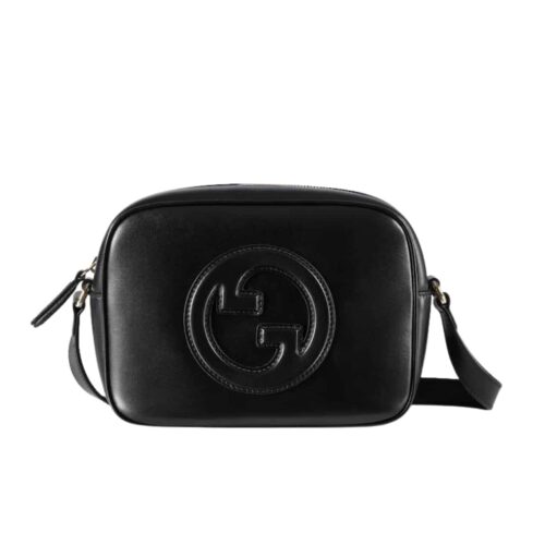 Gucci Blondie Mini Leather Shoulder Bag Black 20Cm 820429 Aaedb 1000