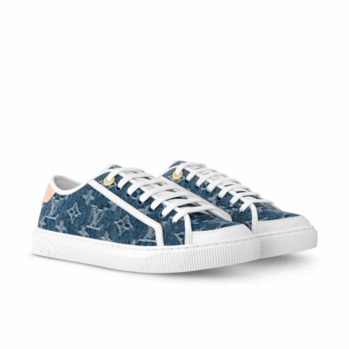 Louis Vuitton Lagoon Denim Sneaker Blue 1Agyg4