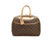 Louis Vuitton Trouville Monogram Canvas Handle Bag Brown 28Cm M42228