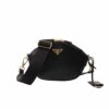 Prada Mini Leather Shoulder Bag Black 21Cm 1Bh212 2Aix F0002 V Nvm