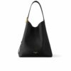 Louis Vuitton Low Key Hobo MM Leather Shoulder Bag Black 31Cm M24856