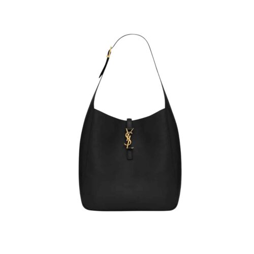 Saint Laurent Le 5 À 7 Supple Large Grained Leather Tote Bag Black 31Cm 753837Aaauq1000