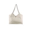 Prada Soft Leather Tote Bag White 38Cm