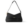 Louis Vuitton Low Key Leather Messenger Bag Black 30cm M13148