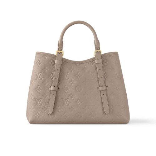 Louis Vuitton Babylone PM Monogram Empreinte Tote Bag Tourterelle Gray 30Cm M11463