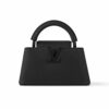 Louis Vuitton Capucines East West Mini Top Handle Bag Black 22cm M23955