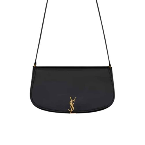 Saint Laurent Voltaire Mini Box Leather Shoulder Bag Black 17Cm 7796420Sx0W1000