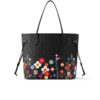 Louis Vuitton X Takashi Murakami Neverfull MM Tote Bag Black 31Cm M13675