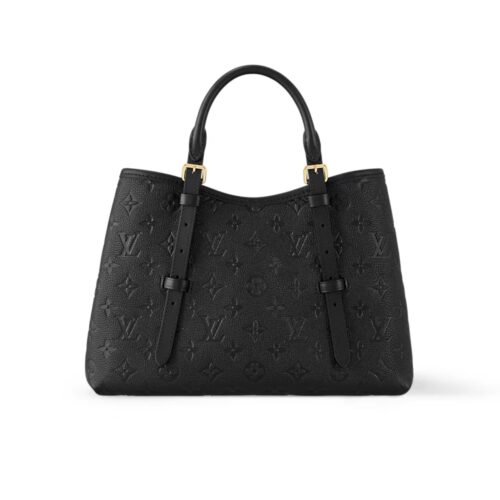 Louis Vuitton Babylone PM Monogram Empreinte Tote Bag Black 30Cm M11393