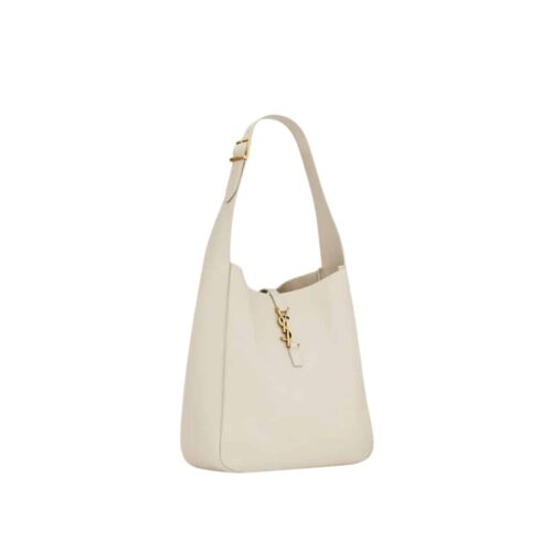 Alternative view of Saint Laurent Le 5 À 7 Supple Large Grained Leather Tote Bag White 31Cm 753837Aaauq9207