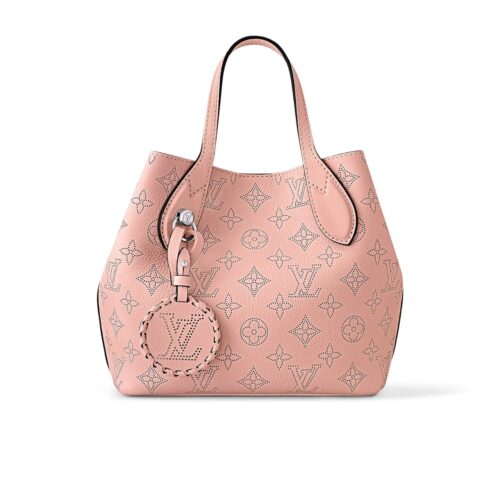 Louis Vuitton Blossom Mahina Leather Handle Bag Rose Jasmin 21Cm M23196