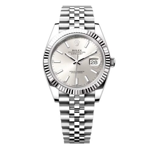 Rolex Datejust 36 Oyster Oystersteel White Gold And White 36Mm 126334 0004
