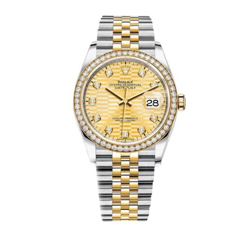 Rolex Datejust 36 Oyster Oystersteel Yellow Gold And Yellow 36mm 126283