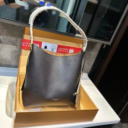 Alternative view of Louis Vuitton Low Key Hobo MM Leather Shoulder Bag Black 31Cm M24856