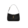 Saint Laurent Le 5 É 7 Hobo Bag In Smooth Leather Black Gold 23Cm 6572282R20W1000
