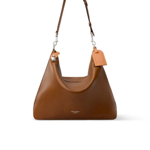 Louis Vuitton Vagabond Hobo Malletier Caramel Brown 48Cm M28392