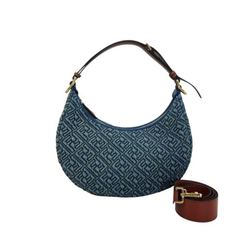 Fendi Fendigraphy Small Blue FF Denim 28Cm