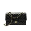 Chanel Classic 11.12 Medium Smooth Leather Flap Bag Black 25cm A01112 Y01295 94305