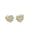 Chanel Stud Earrings Heart Metal Crystals Gold ABG358 B21895 U3549