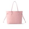 Louis Vuitton Neverfull GM Monogram Empreinte Tote Bag Pink 39Cm