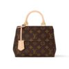 Louis Vuitton Cluny Mini Monogram Canvas Handle Bag Brown 20Cm M46055