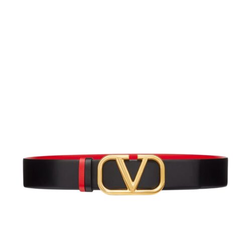 Valentino Garavani Reversible VLogo Signature Belt In Red 40mm 6W2T0S11ZFR 0SM