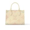Louis Vuitton Onthego PM Monogram Pattern Tote Bag Beige 25Cm M46629