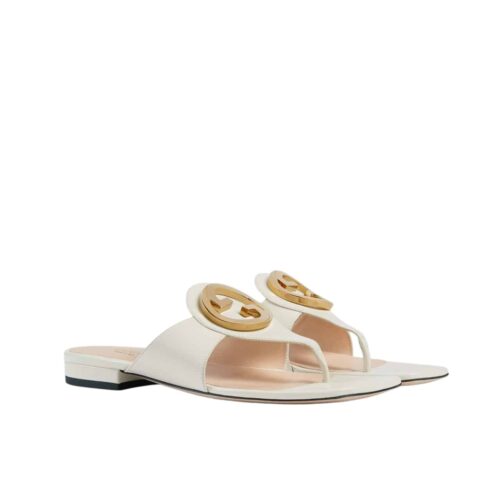 Gucci Women'S Gucci Blondie Thong Sandal Beige