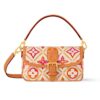 Louis Vuitton Nano Diane Monogram Canvas Shoulder Bag Coral 20Cm M83621