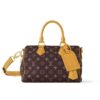 Louis Vuitton Speedy P9 Bandoulière 25 Monogram Canvas Handle Bag Brown 25cm M24443