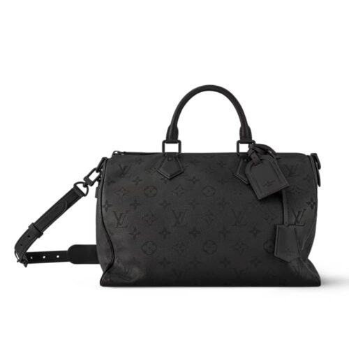 Louis Vuitton Speedy P9 Bandoulière 40 Monogram Handle Bag Black 40cm M13916