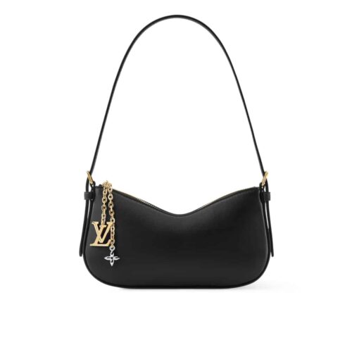 Louis Vuitton Pochette LV Bloom Black 23Cm M25525