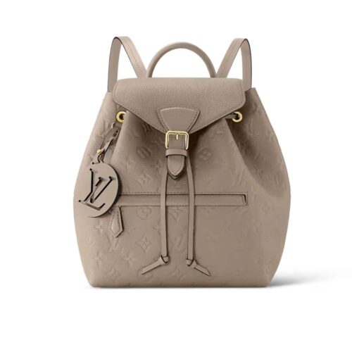 Louis Vuitton Montsouris PM Monogram Empreinte Backpack Turtledove 33cm M45410