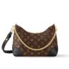 Louis Vuitton Boulogne PM Monogram Canvas Shoulder Bag Black 26Cm M45831