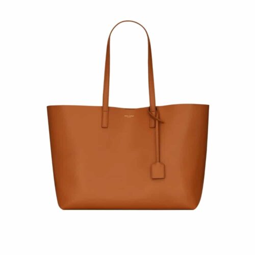 Saint Laurent Shopping Saint Laurent Large Leather Tote Bag Brick 37Cm 600281Csv0J6309