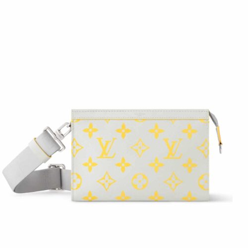 Louis Vuitton Gaston Wearable Wallet Monogram Canvas Crossbody Bag Yellow 22cm M14690
