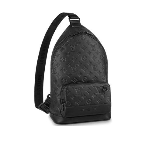 Louis Vuitton Racer Slingbag Monogram Shadow Bumbag Black 42cm M46107